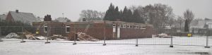 Abriss der alten Schützenhalle Wippingen Januar 2019