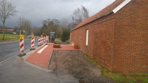 Neubau der Buishaltestelle Püngel in Wippingen