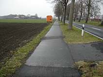 Radweg an der Kreisstraße 114