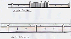 Gestaltungsvorschlag für die neue Friedhofsmauer