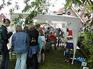 Am Stand des Frdervereins der Grundschule