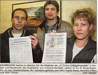 Foto aus der Ems-Zeitung (Hinrichs)