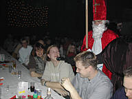 Der Nikolaus auf der Weihnachtsfeier der Schützenkapelle 2003