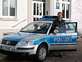 Neue Polizeifahrzeuge in den Farben blau-silber
