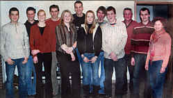 v. l.: Martin Dthmann, Hendrik Schmunkamp, Anna Schwering, Christoph Schwering, Elisabeth Speller, Gerd Schulte-Borchers, Kornelia Dthmann, Christian Wegmann, Andreas Klaas, Hermann Hackmann, Heinz-Hermann Gerdes, Ulla Ahlers