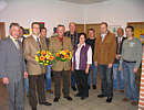 Wippinger Gemeinderat 2006: v. l.: Samtgemeindebürgermeister Hans Hansen, Wilhelm Borchers, Hermann Gerdes, Johannes Hempen, Ex-Bürgermeister Hackmann, Ludger Haskamp, Anne Baalmann, Otto Gerdes, "Hansi" Düthmann, Johannes Kuper, Hermann-Josef Pieper