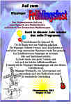 Flyer zum Mühlenfest