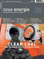 Neue Energie, Cover des Heftes Mai 2007