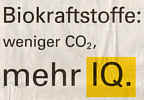 Weniger CO2 - mehr IQ (Anzeige des BP-Konzerns)