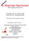 Flyer des SV Wippingen