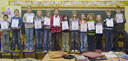 Schülerinnen und Schüler unserer 3. Klasse im Januar 2008