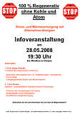 Flyer zur Info-Veranstaltung der BI am 28.05.2008