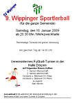 Flyer zum Fußballturnier