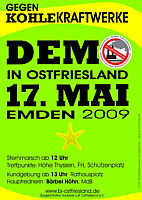 Plakat zur Demo