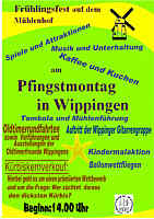 Plakat zum Mühlenfest