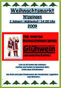 Flyer zum Weihnachtsmarkt