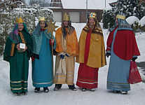 Sternsinger in der Eichenstraße