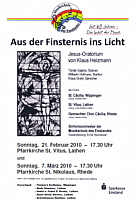 Flyer zum Oratorium