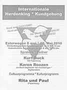 Flyer zur Gedenkkundgebung in Esterwegen