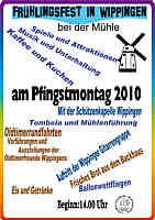 Flyer zum Frühlingsfest 2010