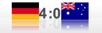 WM Spiel Deutschland Australien 4:0 