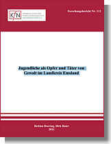 Studie "Jugendliche als Opfer und Täter von  Gewalt im Landkreis Emsland"  des Kriminologischen Forschungsinstituts Niedersachsen (KfN)
