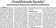 Bericht in der Ems-Zeitung vom 09.09.2011