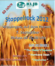 Plakat zum Stoppelrock Wippingen 2012