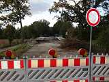 Arbeiten an der Flutmuldenbrücke bei Steinbild