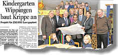 Artikel in der Ems-Zeitung vom 20.11.2012 über den Kindergarten