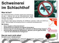 Flyer zur Protestversammlung