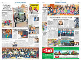 Doppelseite der Ems-Zeitung vom 12.03.2013