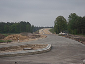 Kreuzung Burgstraße/Mittelweg und B70 in Dörpen