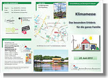 Flyer zur Klimamesse