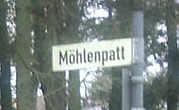 Straßenschild Möhlenpatt in Wippingen