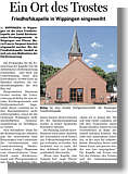 Artikel in der Ems-Zeitung vom 08.08.2013