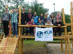 Gruppenbild am Ende der 72-Stunden-Aktion in Wippingen