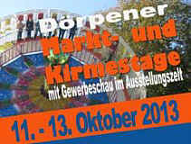 Plakat zur Dörpener Kirmes