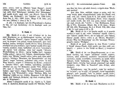 Seite 104 der Emsländischen Grammatik von 1908