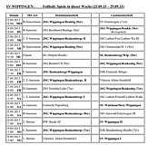 Die Spiele der Kalender-Woche 39 des SV Wippingen