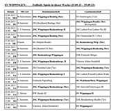 Die Spiele der Kalender-Woche 39 des SV Wippingen
