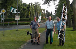 v. l.: Josef Schmunkamp, Rudi Schwering und Hermann-Josef Bicker