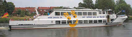 Fahrgastschiff Amisia, Foto: Amisia Fahrgastschiffahrtsgesellschaft mbH & Co. KG