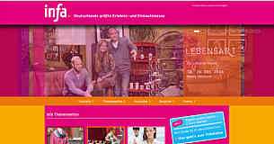 Zur Hompage der Infa Hausfrauenmesse