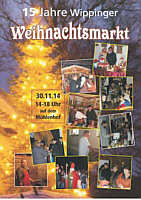 Flyer zum Weihnachtsmarkt