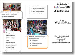 Info-Flyer des Kindergartens Wippingen