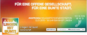 Zur Facebook-Seite von Lingen ist bunt