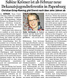 Sabine Krömer - Ems-Zeitung vom 31.01.2015