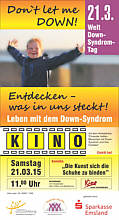 Flyer zum Film "Die Kunst sich die Schuhe zu binden"