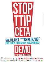 Zur Homepage zur TTIP-Demonstration am 10.10.2015